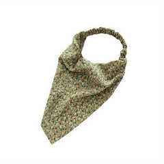Floral Triangle Towel Hair Band Elastic Headband
