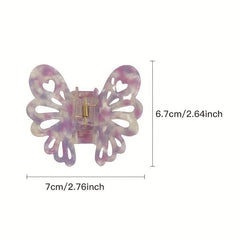 Acetate Gradient Hair Claw Sweet Shark Claw
