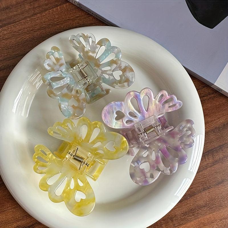 Acetate Gradient Hair Claw Sweet Shark Claw