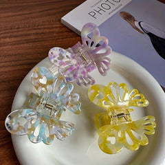 Acetate Gradient Hair Claw Sweet Shark Claw