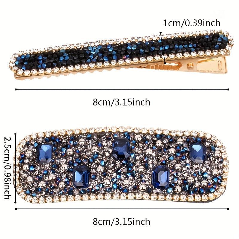 Rhinestone Hair Clip Side Clip Bangs Clip Hair Accessories For Women