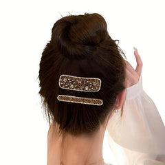 Rhinestone Hair Clip Side Clip Bangs Clip Hair Accessories For Women