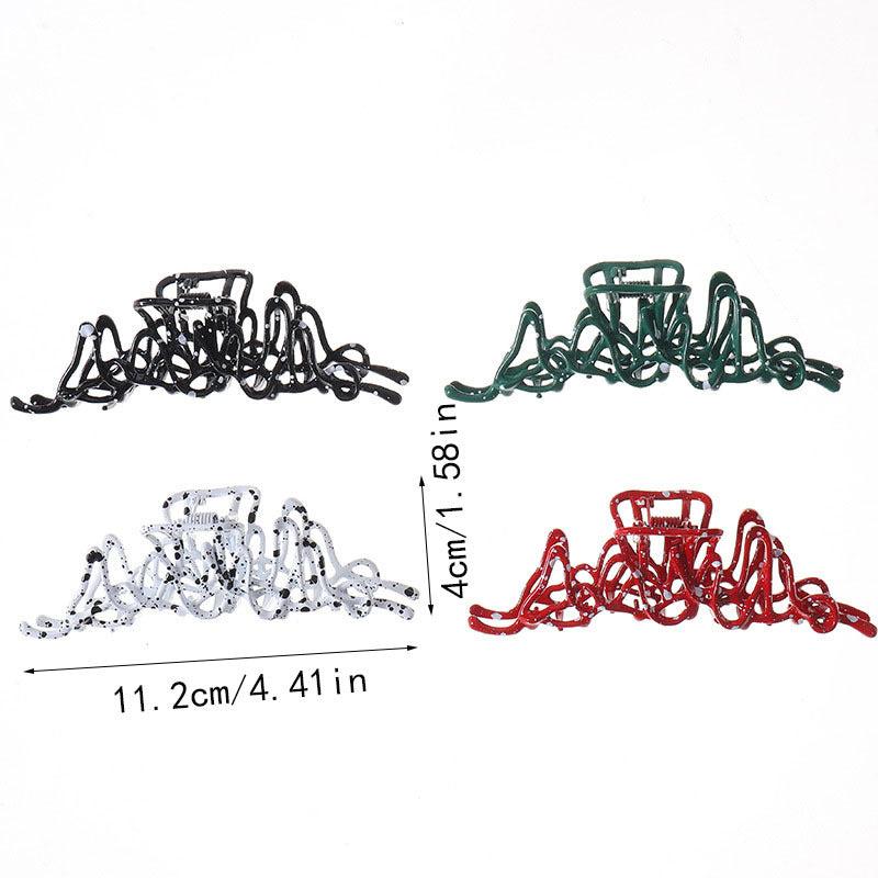 Women's Irregular Metal Hair Claw Ponytail Hair Clip