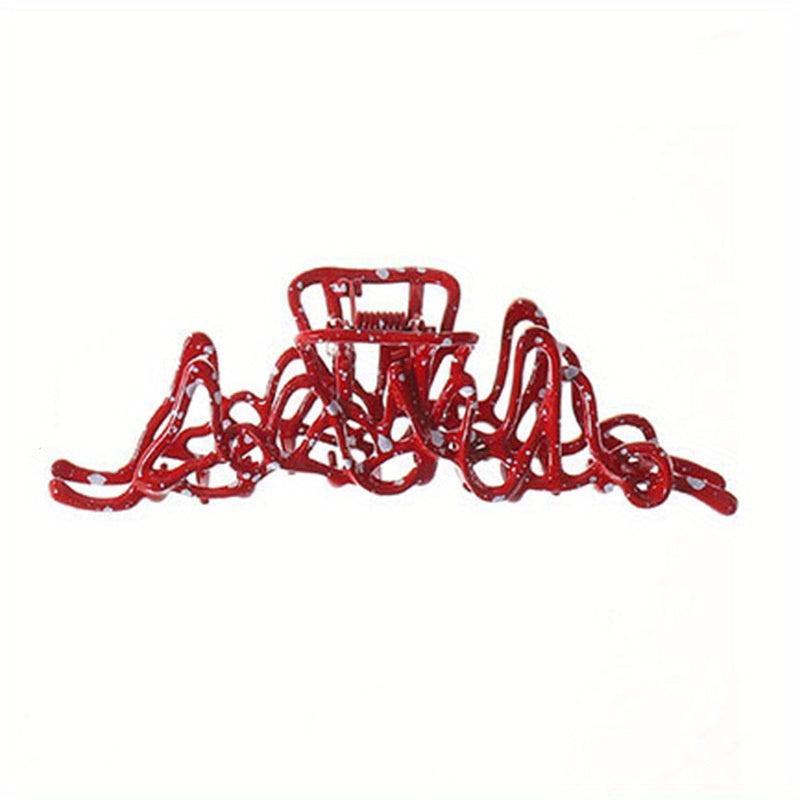 Women's Irregular Metal Hair Claw Ponytail Hair Clip