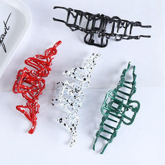 Women's Irregular Metal Hair Claw Ponytail Hair Clip