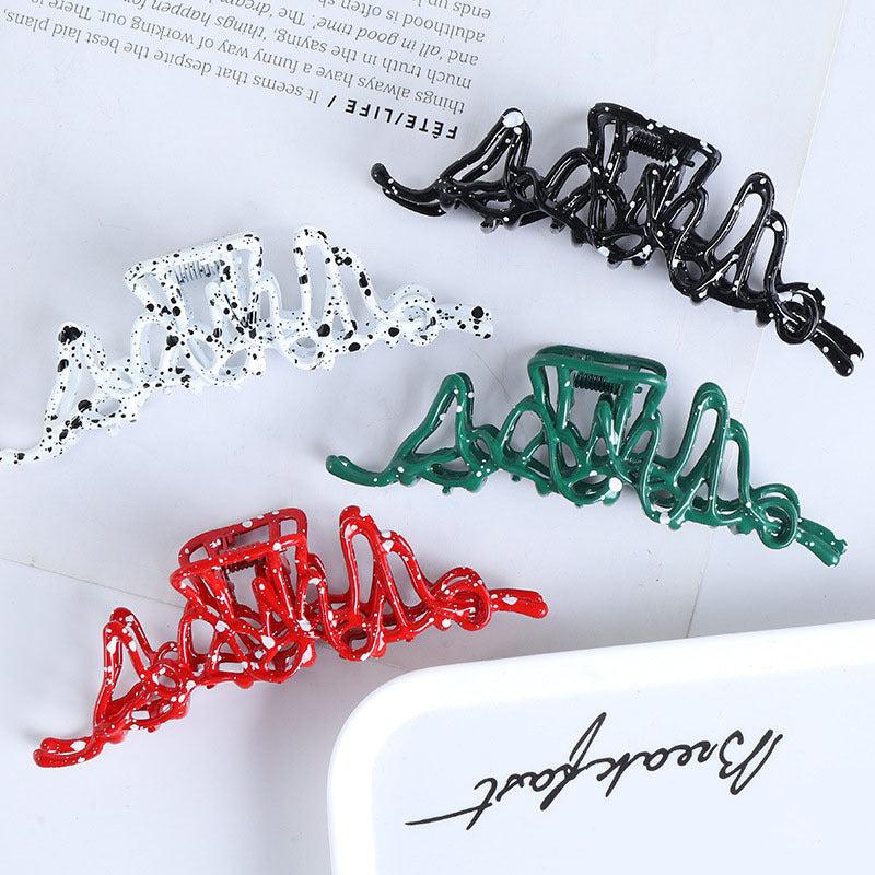 Women's Irregular Metal Hair Claw Ponytail Hair Clip