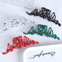 Women's Irregular Metal Hair Claw Ponytail Hair Clip