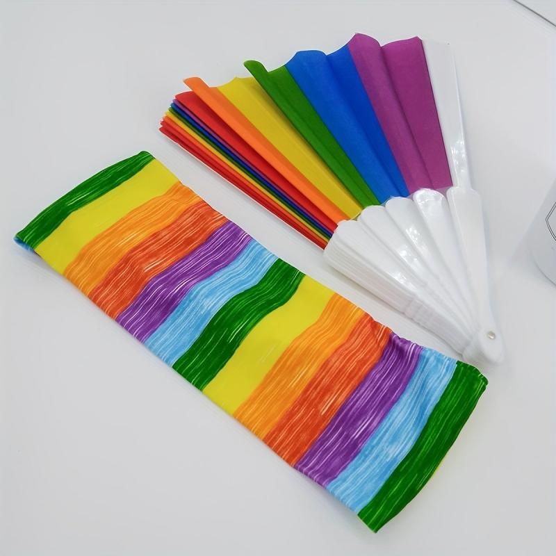 Rainbow Fan & Headband Combo Pride Month Accessories