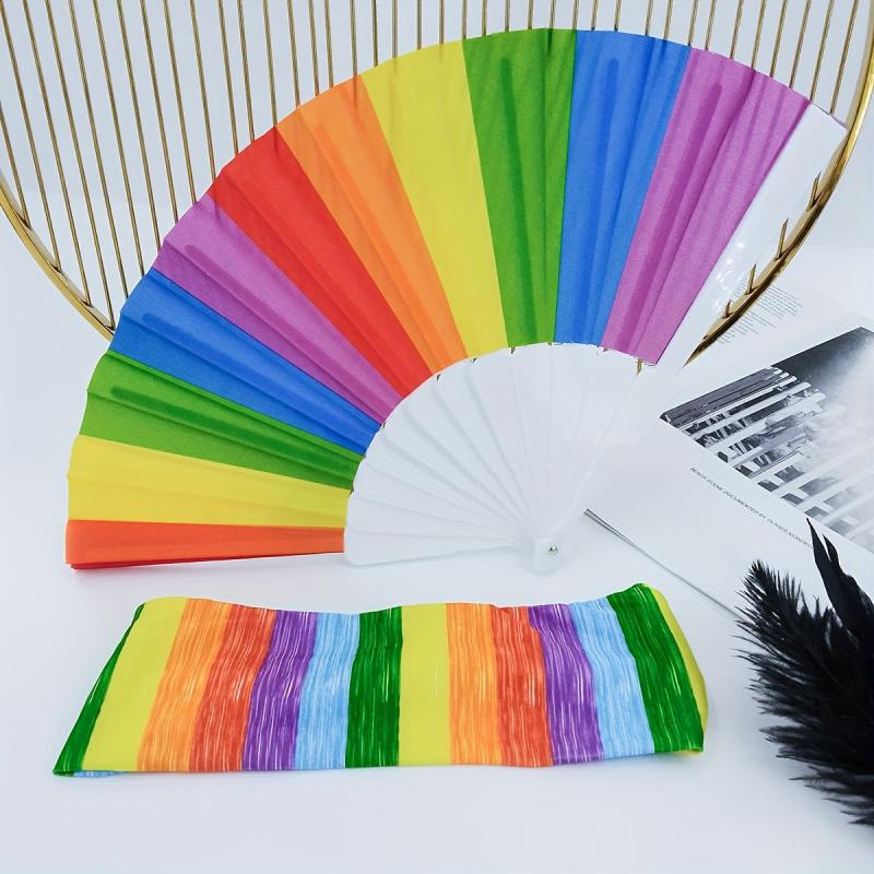 Rainbow Fan & Headband Combo Pride Month Accessories