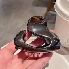 Alloy Hair Claw Nonslip Shark Claw For Ponytail Bun Holder Women Girls