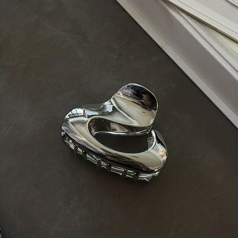 Alloy Hair Claw Nonslip Shark Claw For Ponytail Bun Holder Women Girls
