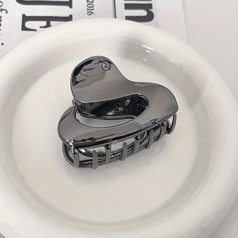 Alloy Hair Claw Nonslip Shark Claw For Ponytail Bun Holder Women Girls