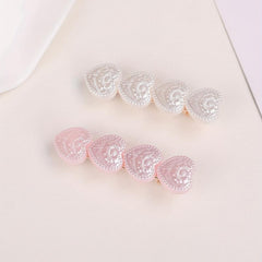 Heart Shape Hair Clip Duck Billed Clip Bangs Clip Hair Accessorie