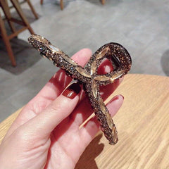 Large Rhinestone Hair Claw Crystal Head Clip Hair Jewelry