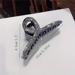 Large Rhinestone Hair Claw Crystal Head Clip Hair Jewelry