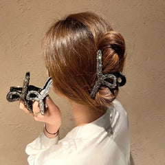 Large Rhinestone Hair Claw Crystal Head Clip Hair Jewelry