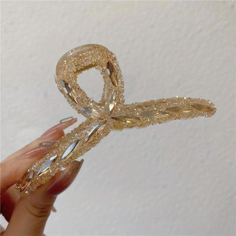 Large Rhinestone Hair Claw Crystal Head Clip Hair Jewelry