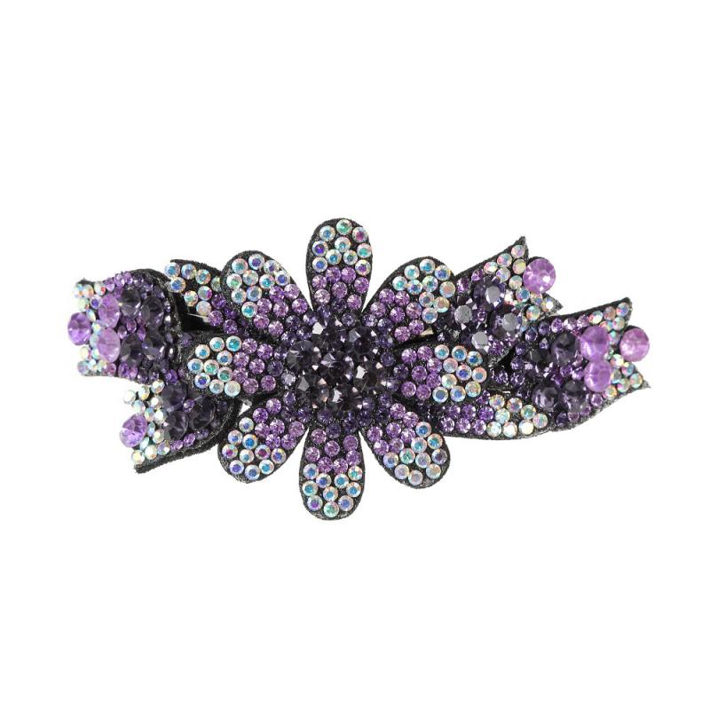 Rhinestone Butterfly Hair Clip Large Jewelry French Barrette Hair Accessories