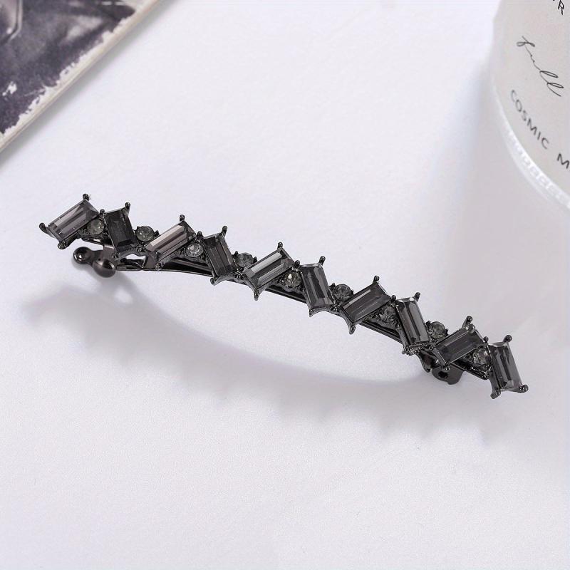 Crystal Hair Clip Retro Style Side Clip Headwear Hair Barrette For Women Girls