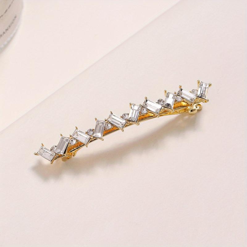Crystal Hair Clip Retro Style Side Clip Headwear Hair Barrette For Women Girls