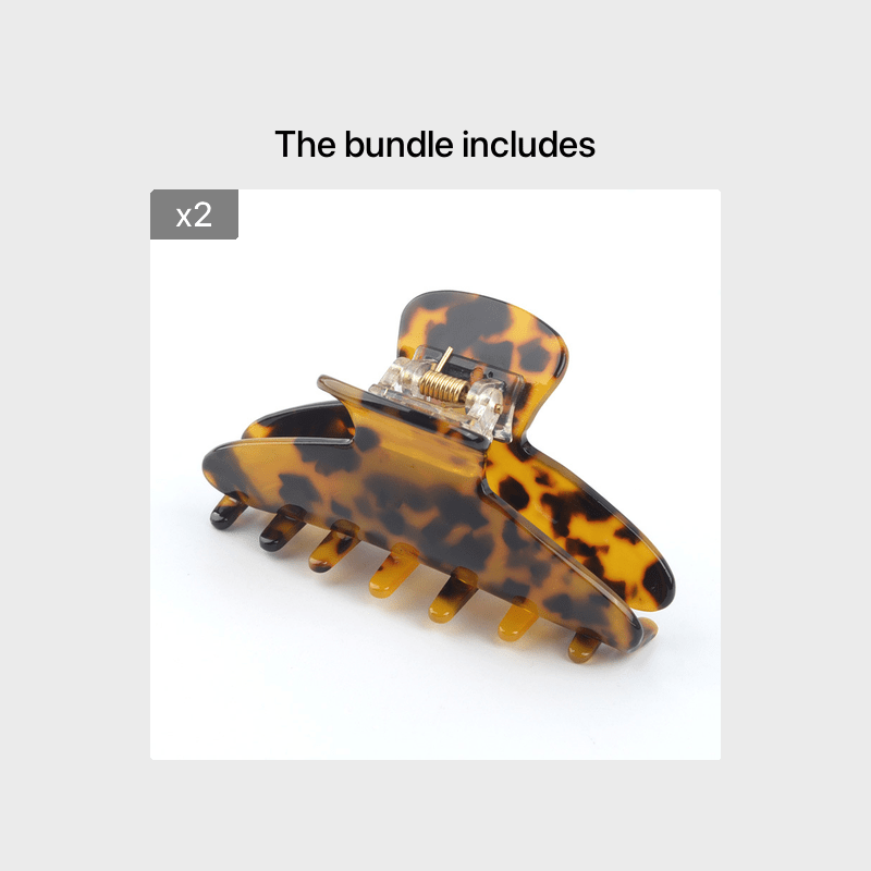 Tortoise Shell Hair Claw Clip Strong Hold for Women