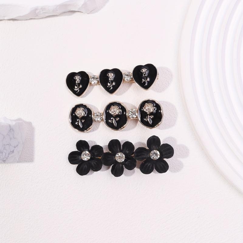 Floral Hair Clip for Women Girls