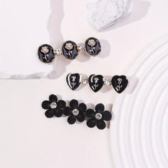 Floral Hair Clip for Women Girls