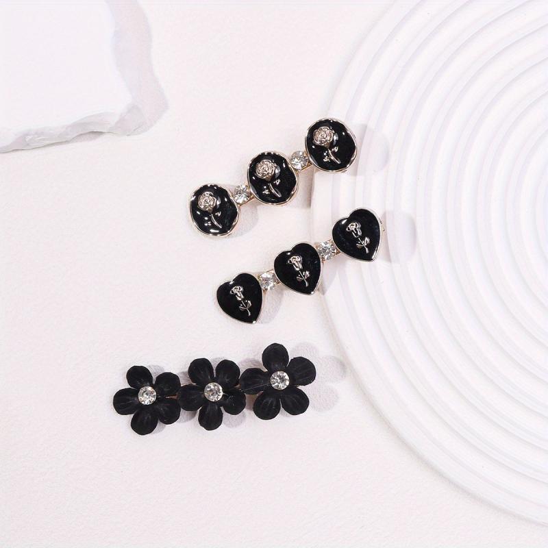 Floral Hair Clip for Women Girls