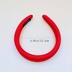 Thickened Sponge Headband Solid Hair Accessory for Women
