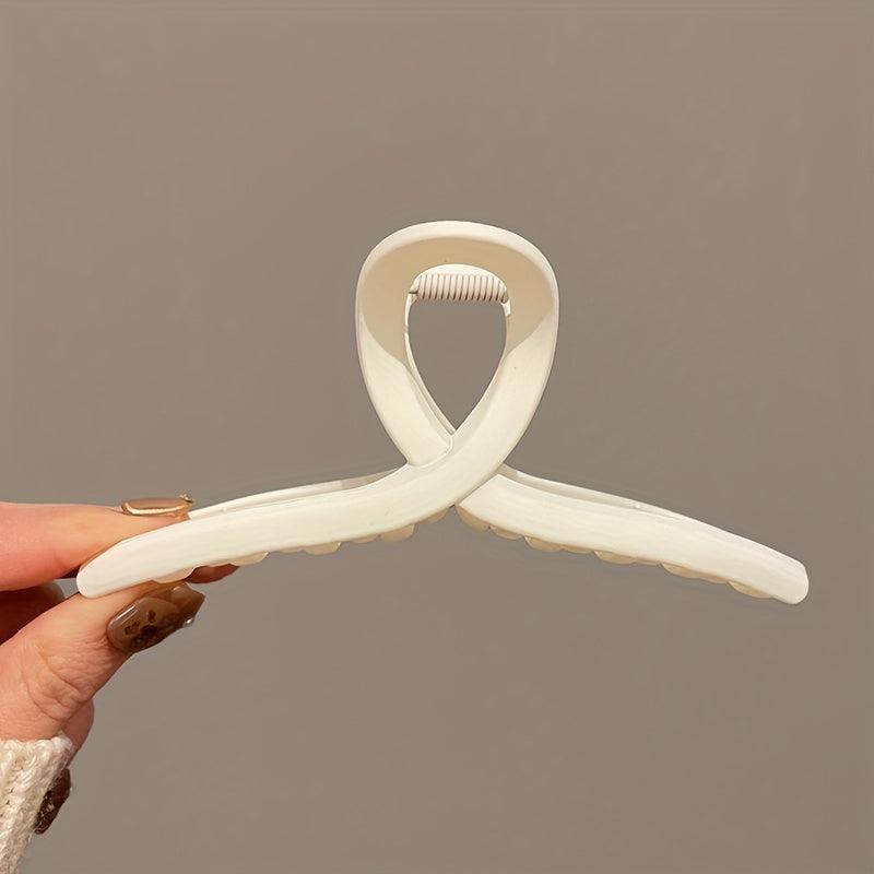 Frosted Hair Claw Style Hair Claw Nonslip Ponytail Holder