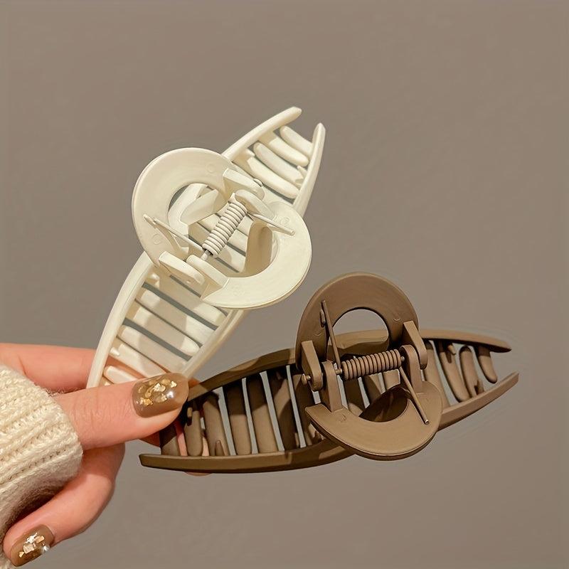 Frosted Hair Claw Style Hair Claw Nonslip Ponytail Holder