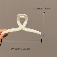 Frosted Hair Claw Style Hair Claw Nonslip Ponytail Holder