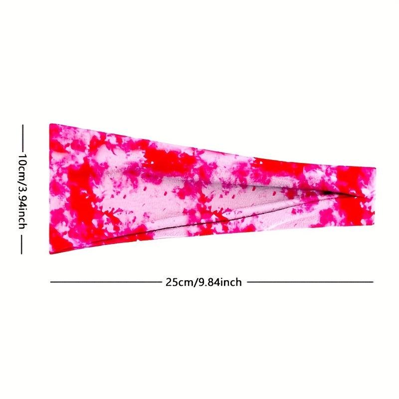 Tie Dye Sports Headband Yoga Fitness Turban Bandana