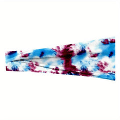 Tie Dye Sports Headband Yoga Fitness Turban Bandana