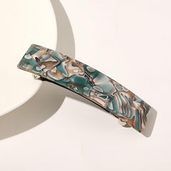 Tortoiseshell Hair Clips Rectangular Buckle Acetate Hair Accessories
