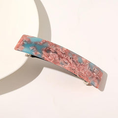 Tortoiseshell Hair Clips Rectangular Buckle Acetate Hair Accessories