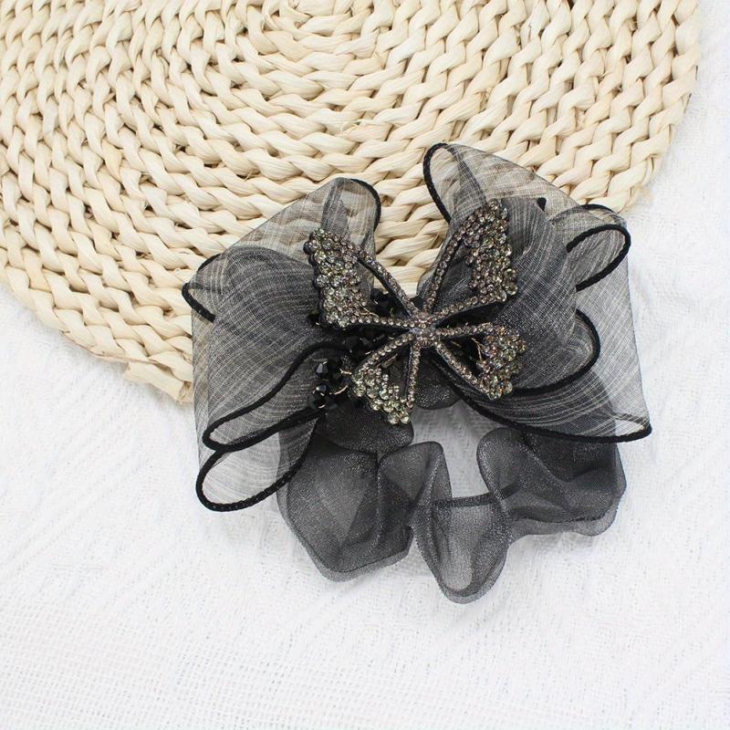 Mesh Hair Tie Back Head Elastic Scrunchie Head Jewelry Hair Accessories