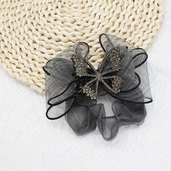 Mesh Hair Tie Back Head Elastic Scrunchie Head Jewelry Hair Accessories