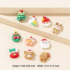 DIY Christmas Resin Accessories Party Women 10pc