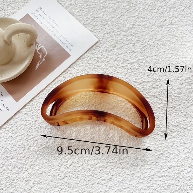 4pcs Tortoiseshell Hair Claw Clips for Women Oversize Matte Hair Clips