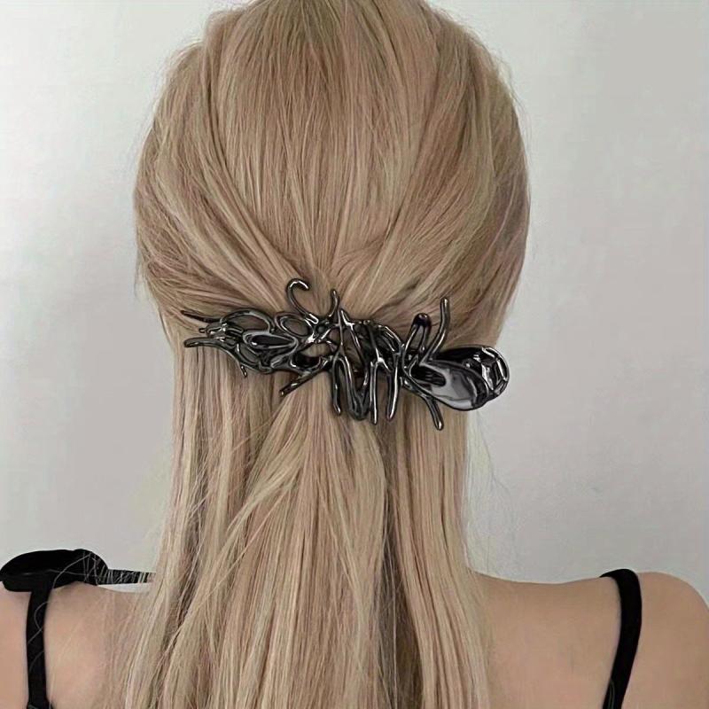 Duck Billed Clip Hair Claw for Ponytail Holder