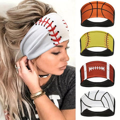 Sport Headband Football Basketball Volleyball Pattern Hair Band