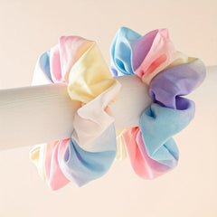 2pcs Tie Dye Scrunchies Hair Tie Ponytail Holder for Women Girls