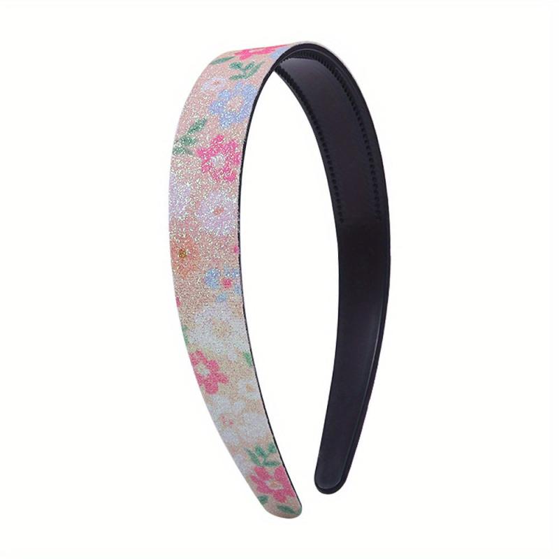 Female Polka Dot Headband Gradient Leopard Print Hair Band