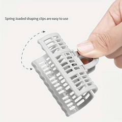 Self Grip Hair Roller Comb Curler Salon Hairdressing Curling DIY Styling