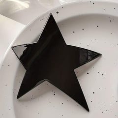 Y2K Star Glitter Hair Clip Barrette for Girls Acrylic Ponytail Holder