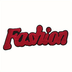 Chenille Towel Embroidered Letters Cloth Stickers DIY Decoration