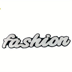Chenille Towel Embroidered Letters Cloth Stickers DIY Decoration
