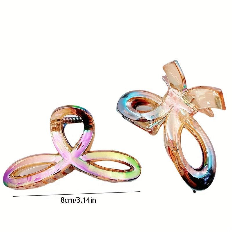 Clover Hair Claw Gradient Back Head Hair Clip