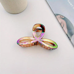 Clover Hair Claw Gradient Back Head Hair Clip